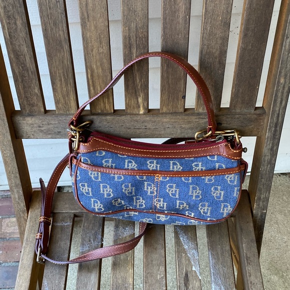 Dooney&BourkeDenim Signature Saddle Bag - Picture 9 of 14